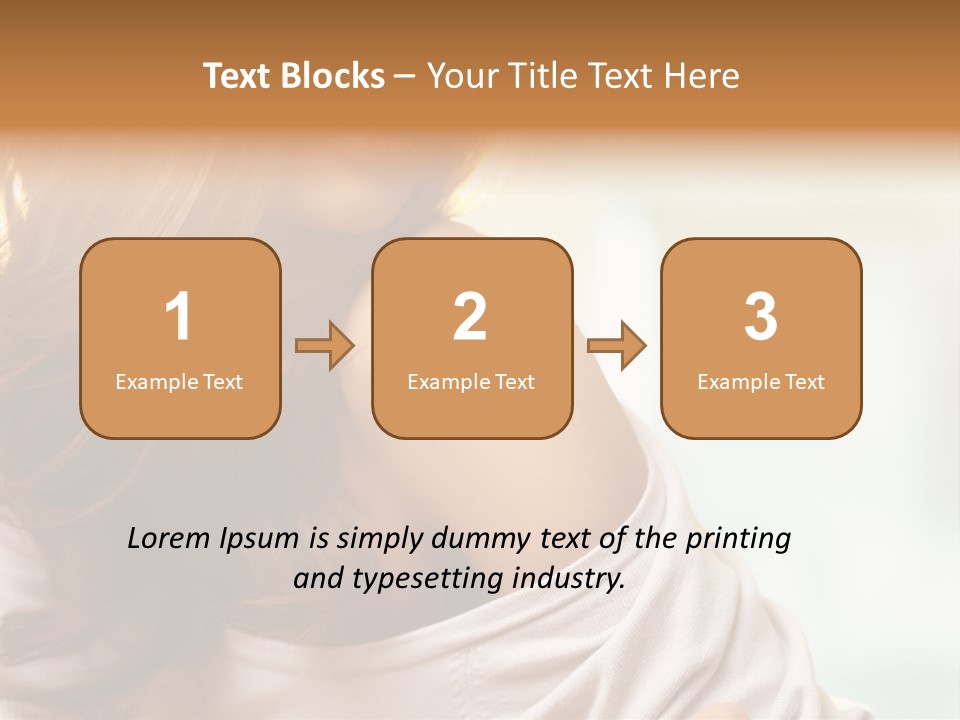 Hair Lifestyle Posh PowerPoint Template