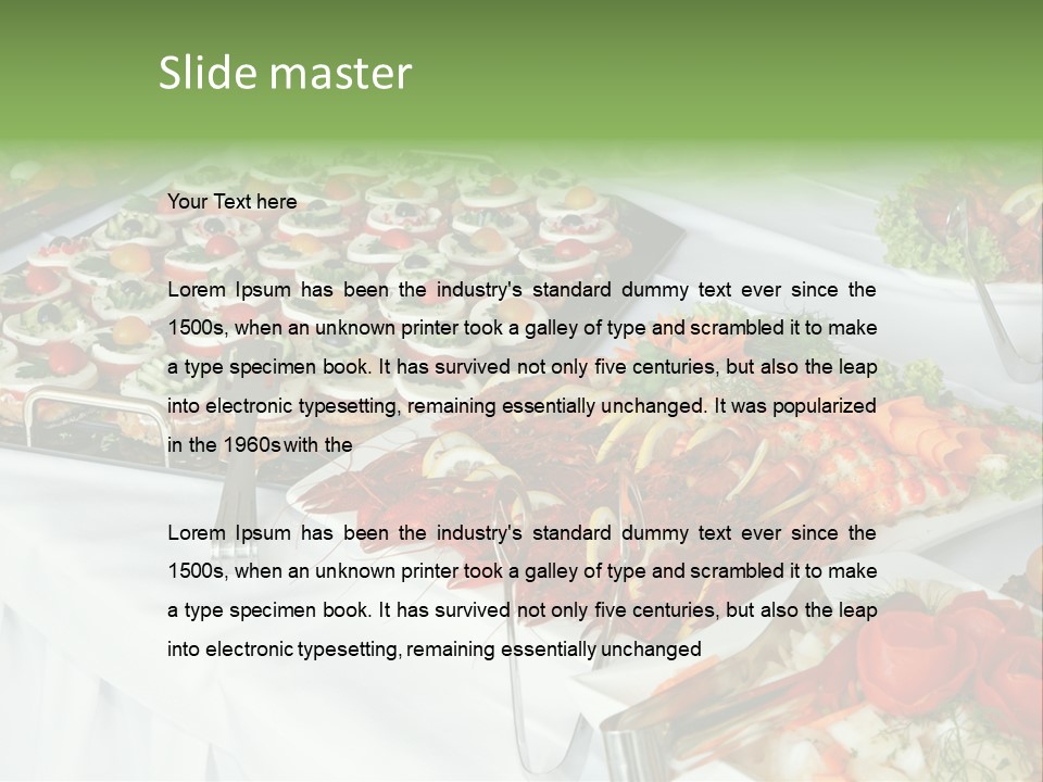 Healthy Festive Bread PowerPoint Template