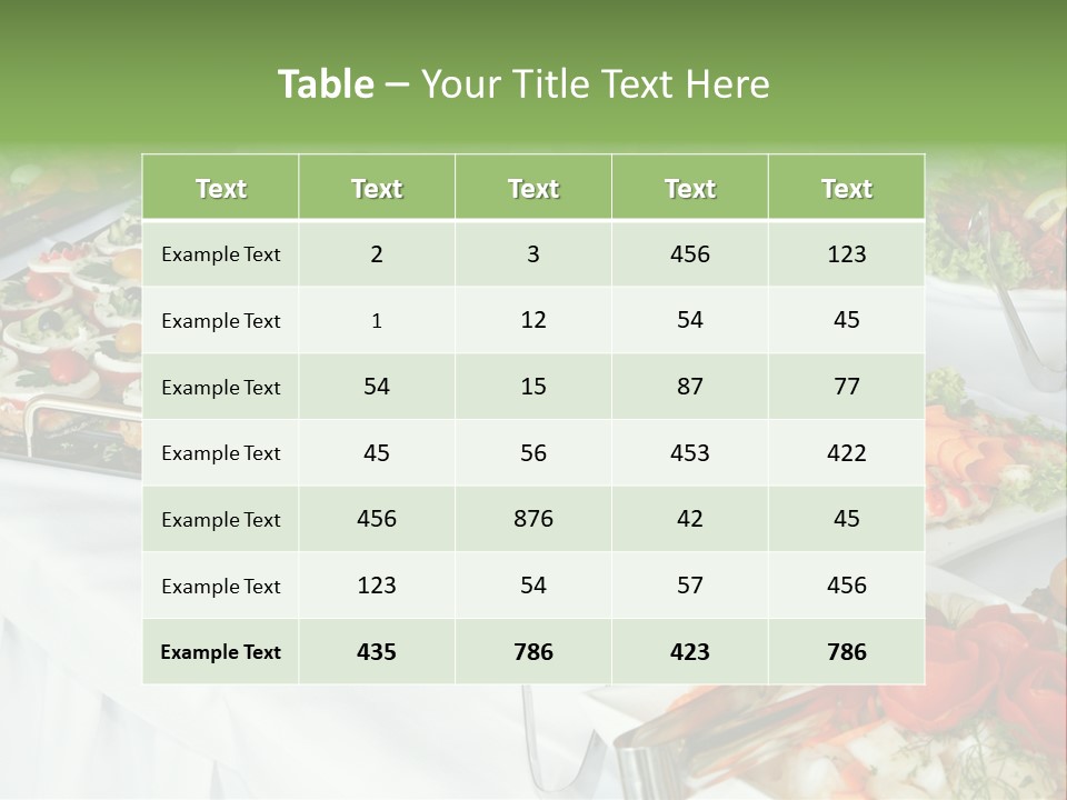 Healthy Festive Bread PowerPoint Template