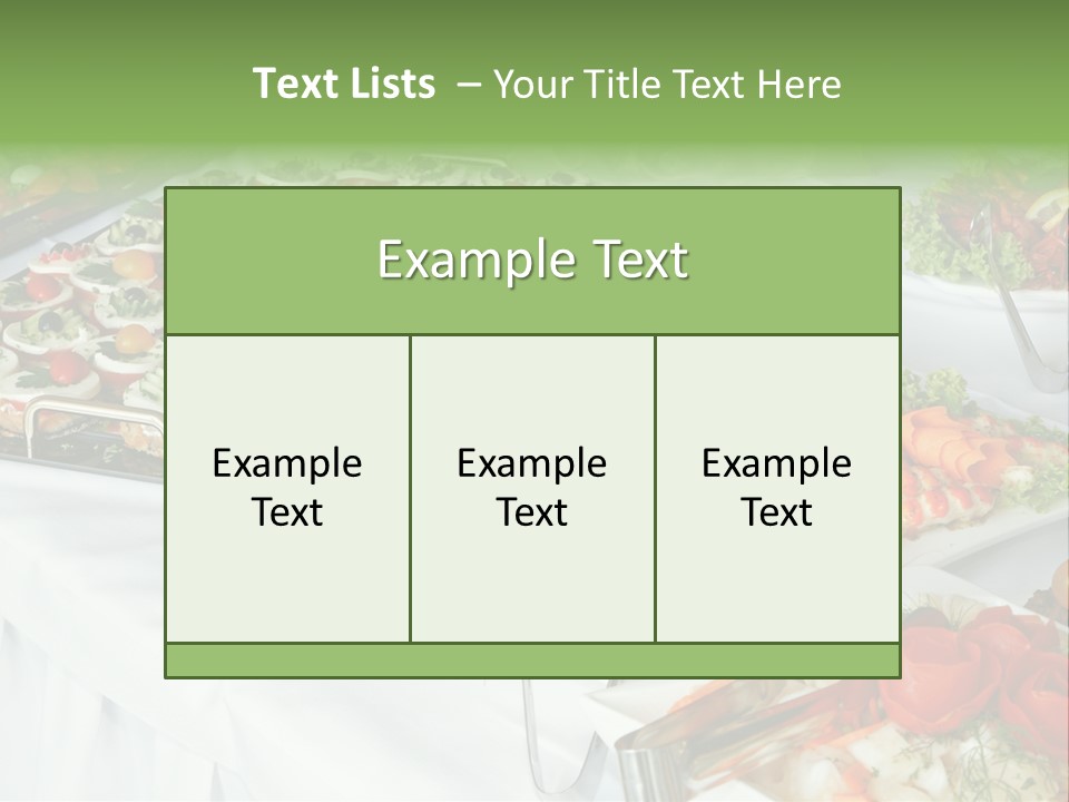 Healthy Festive Bread PowerPoint Template