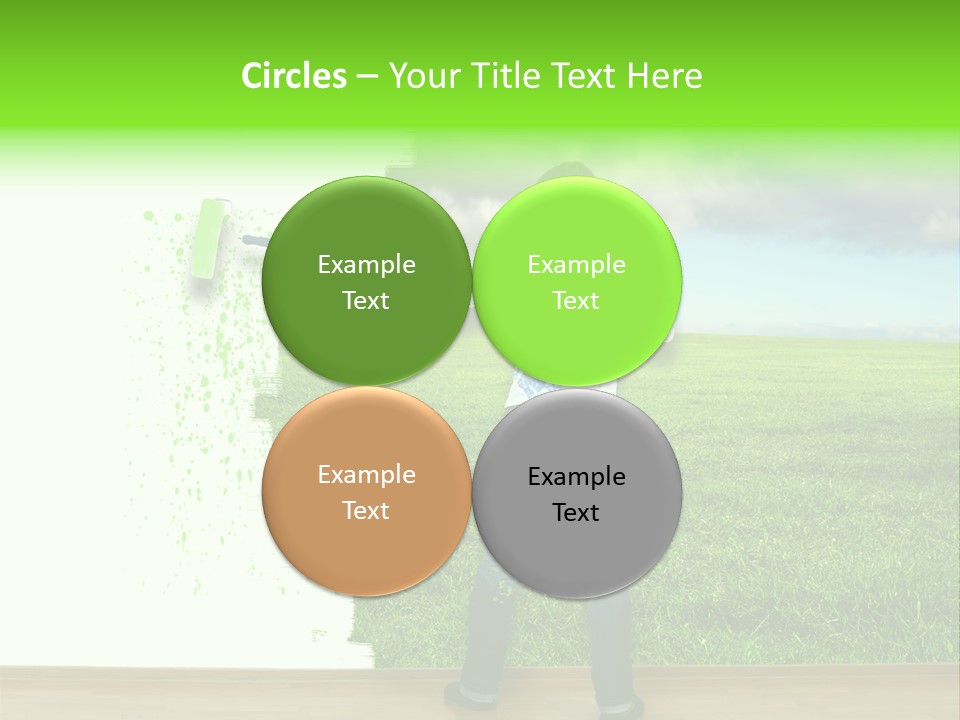 Person Dream Paint PowerPoint Template