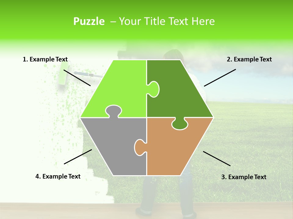 Person Dream Paint PowerPoint Template
