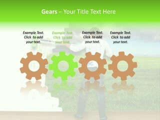 Person Dream Paint PowerPoint Template