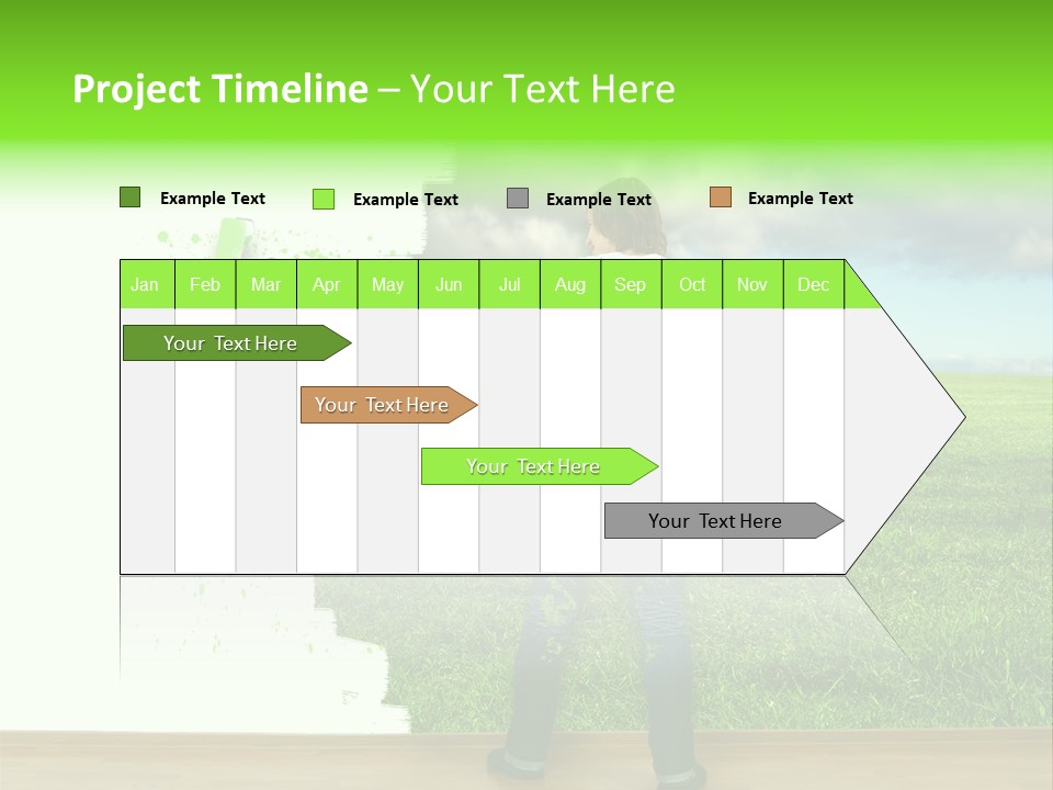 Person Dream Paint PowerPoint Template