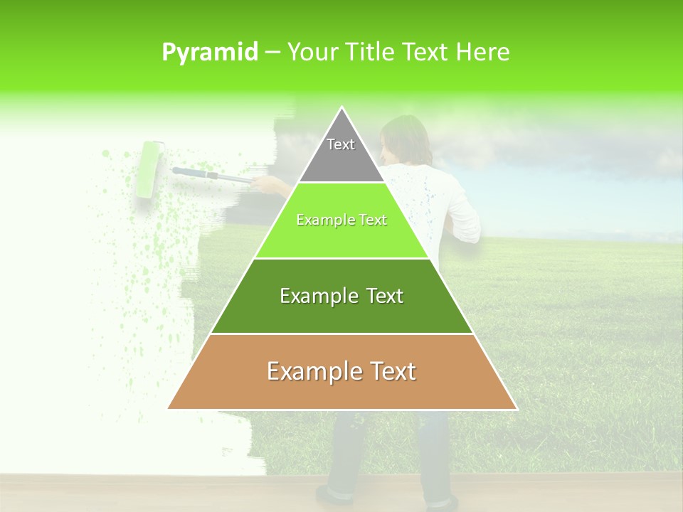 Person Dream Paint PowerPoint Template