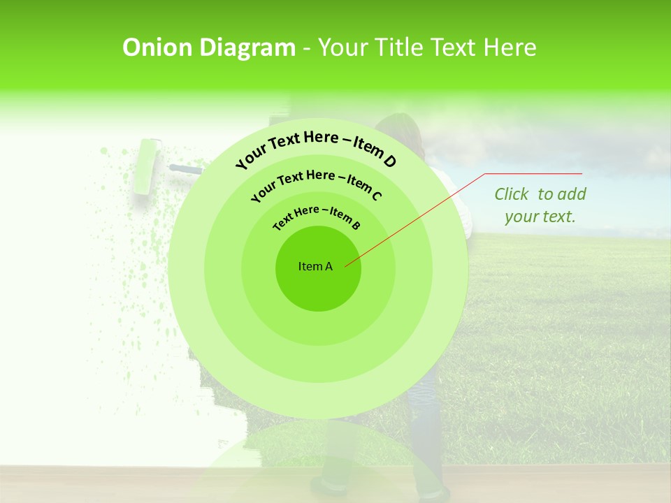 Person Dream Paint PowerPoint Template