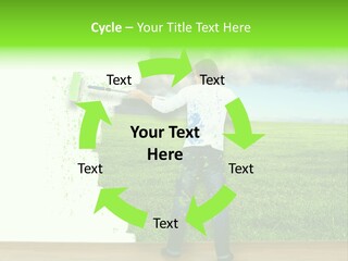 Person Dream Paint PowerPoint Template