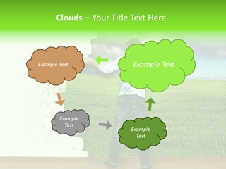 Person Dream Paint PowerPoint Template