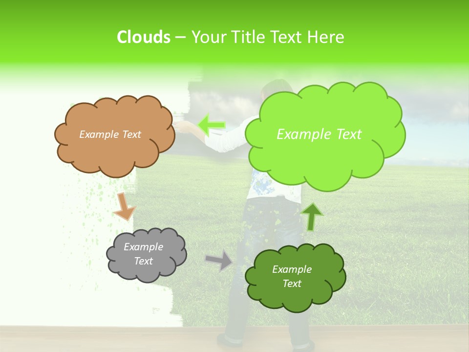 Person Dream Paint PowerPoint Template