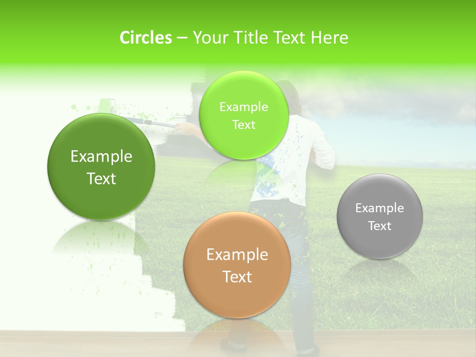 Person Dream Paint PowerPoint Template