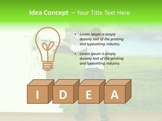 Person Dream Paint PowerPoint Template