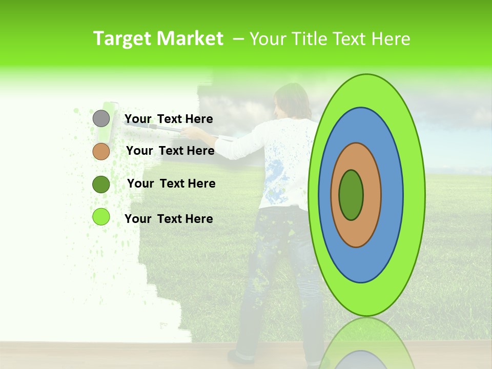Person Dream Paint PowerPoint Template