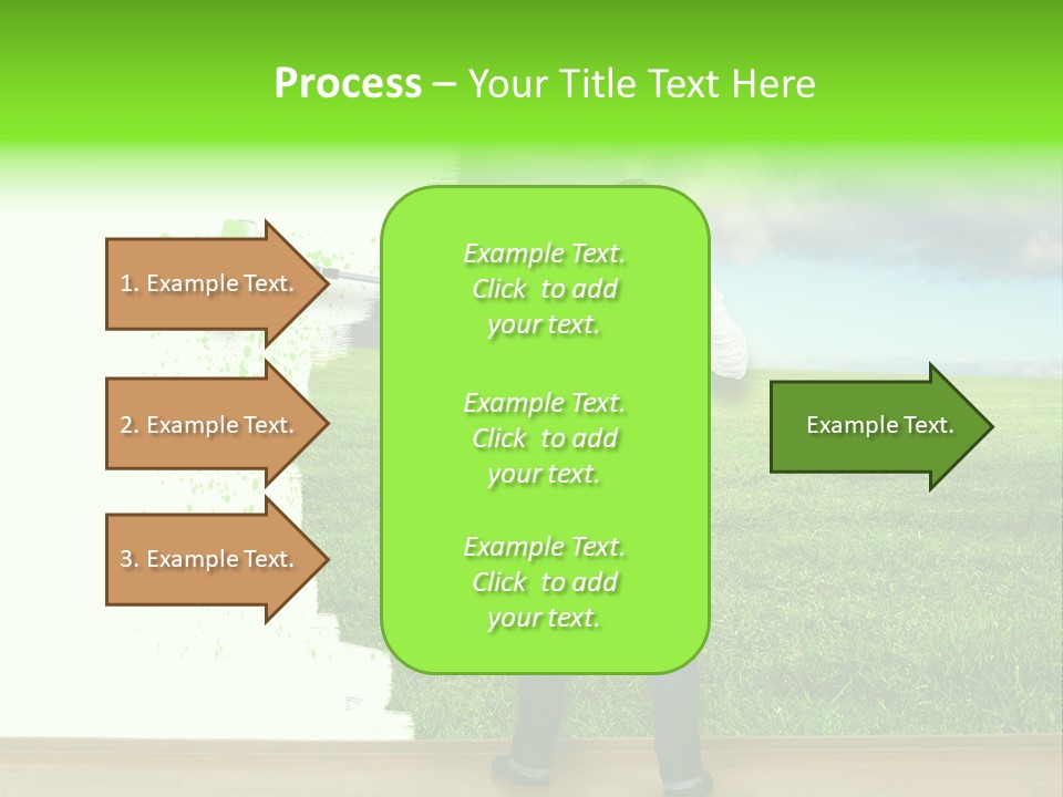 Person Dream Paint PowerPoint Template