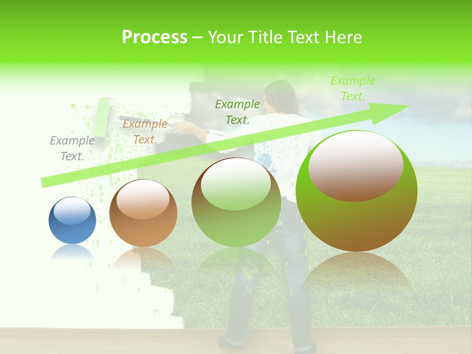 Person Dream Paint PowerPoint Template