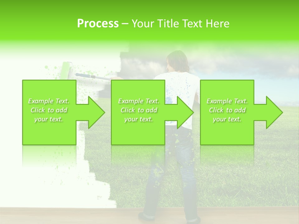 Person Dream Paint PowerPoint Template