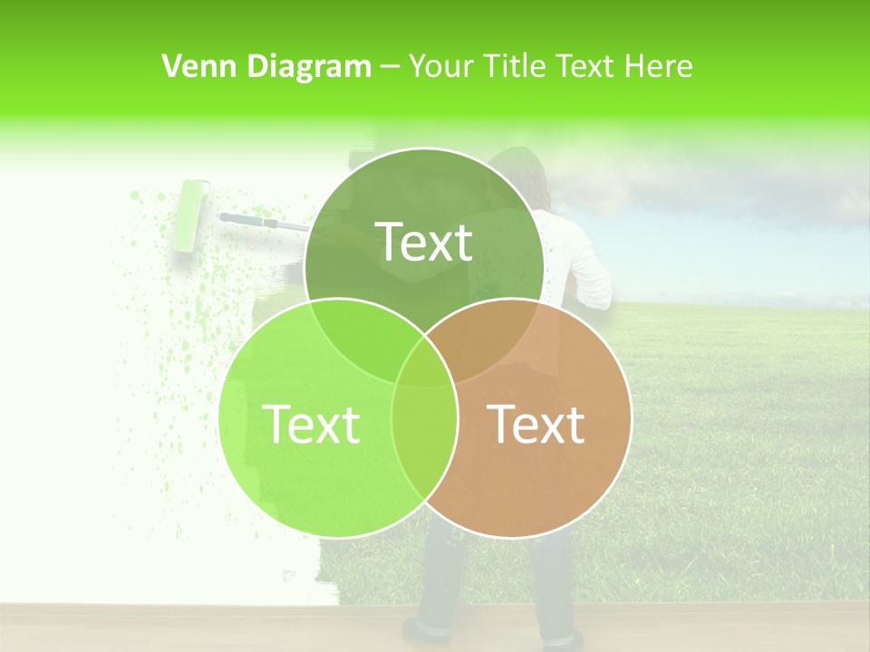 Person Dream Paint PowerPoint Template