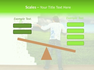 Person Dream Paint PowerPoint Template