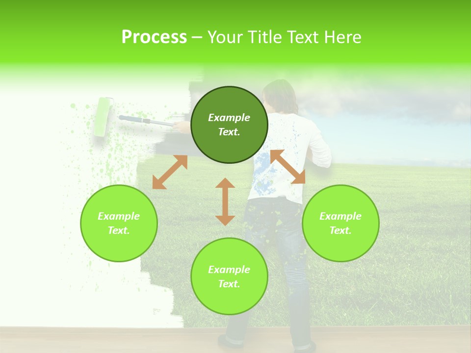 Person Dream Paint PowerPoint Template
