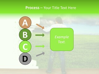 Person Dream Paint PowerPoint Template