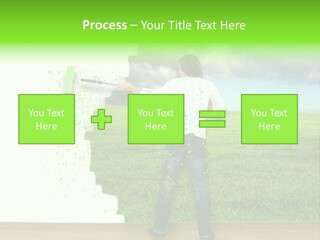 Person Dream Paint PowerPoint Template