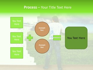 Person Dream Paint PowerPoint Template