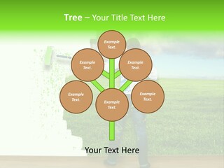 Person Dream Paint PowerPoint Template