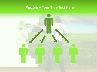 Person Dream Paint PowerPoint Template