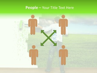 Person Dream Paint PowerPoint Template