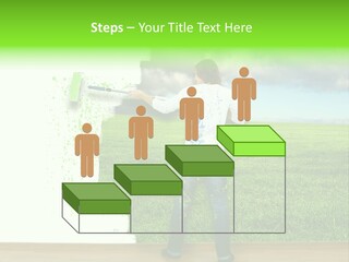 Person Dream Paint PowerPoint Template