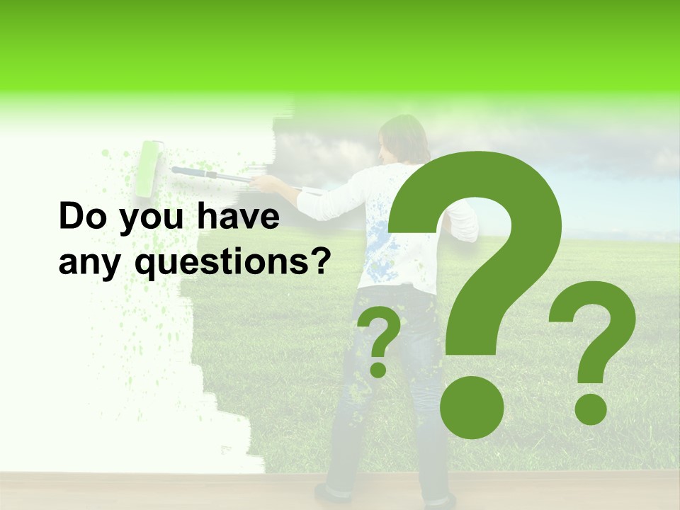 Person Dream Paint PowerPoint Template
