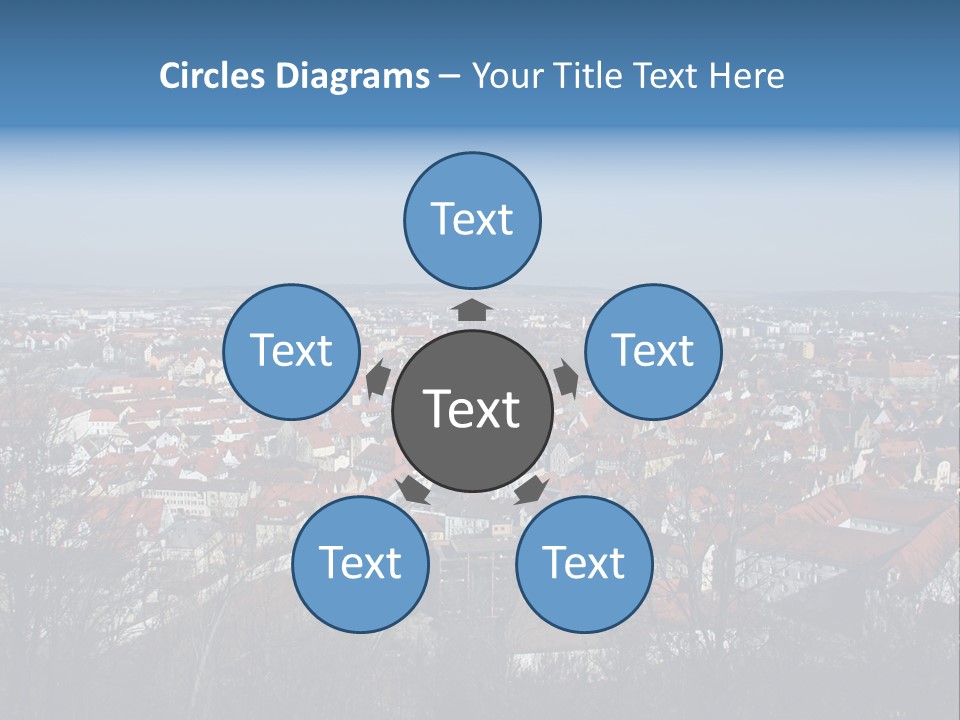 Watch History Clouds PowerPoint Template