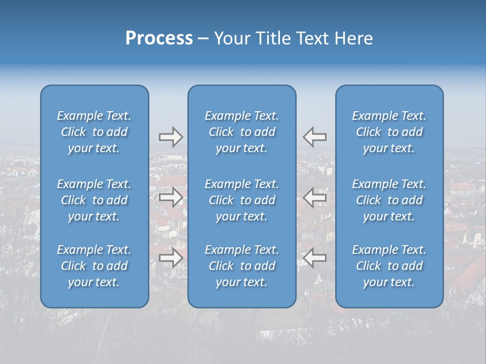 Watch History Clouds PowerPoint Template