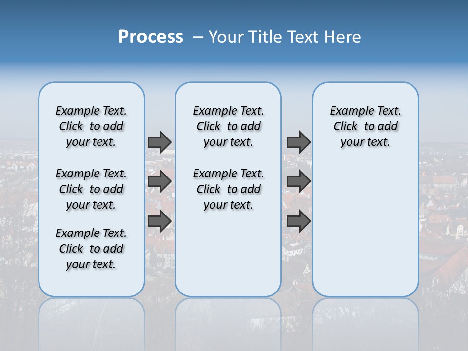 Watch History Clouds PowerPoint Template