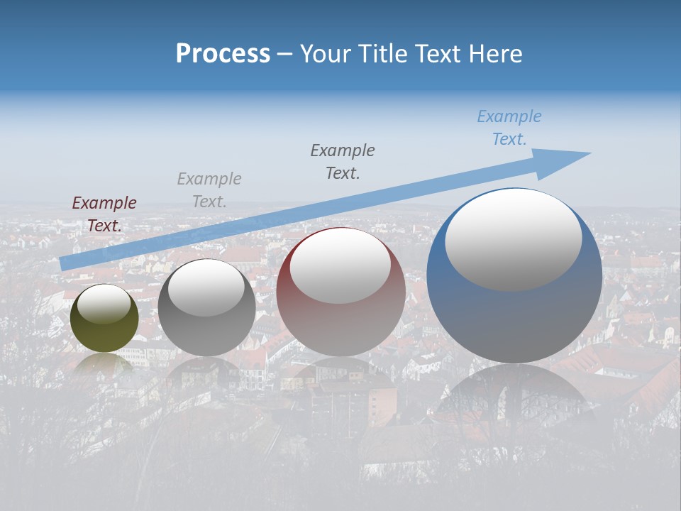 Watch History Clouds PowerPoint Template