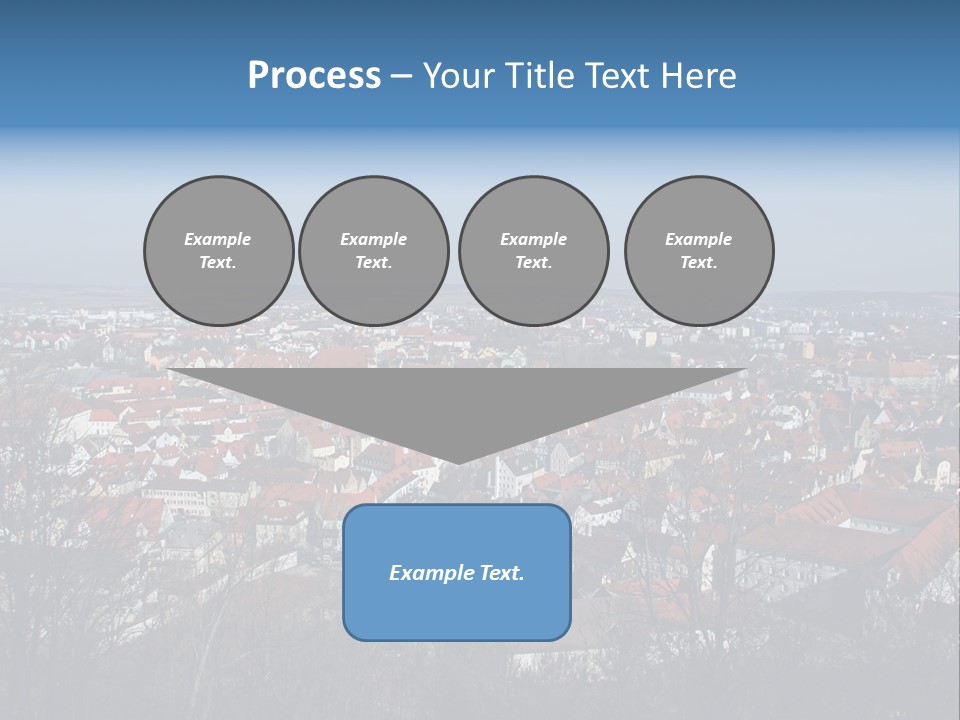 Watch History Clouds PowerPoint Template