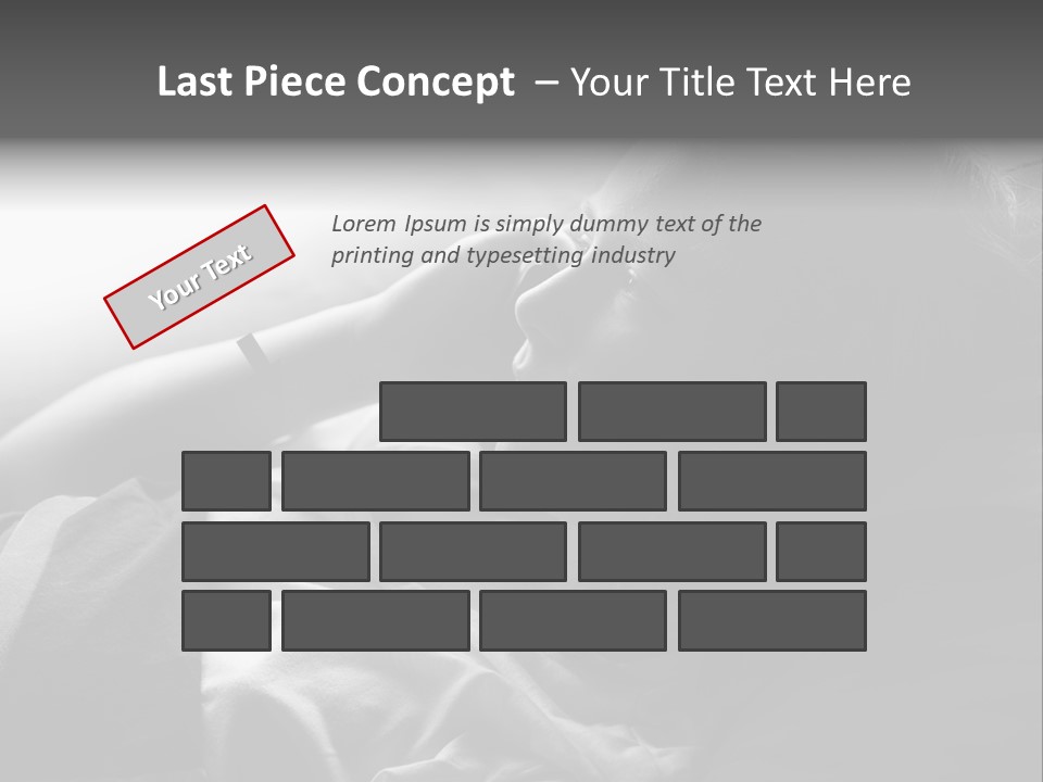 Sad Children Mobile PowerPoint Template