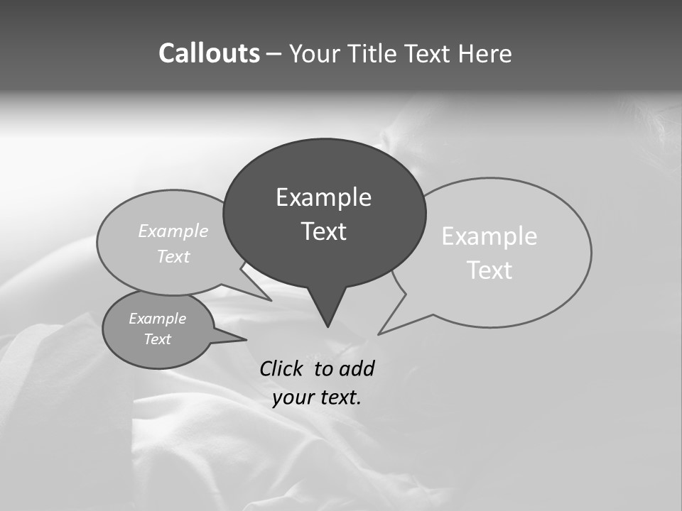 Sad Children Mobile PowerPoint Template