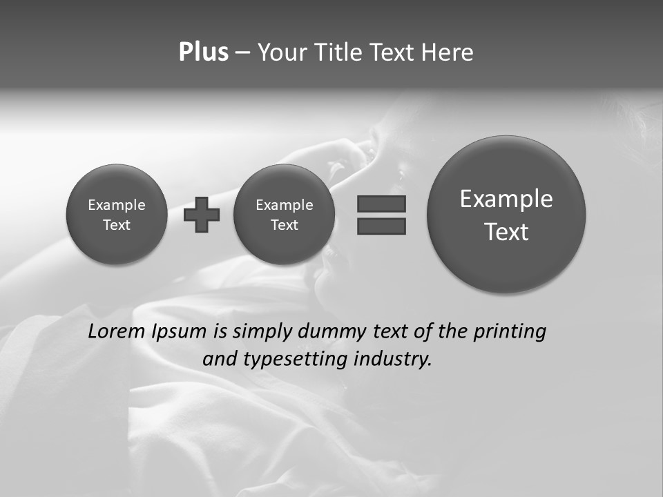 Sad Children Mobile PowerPoint Template
