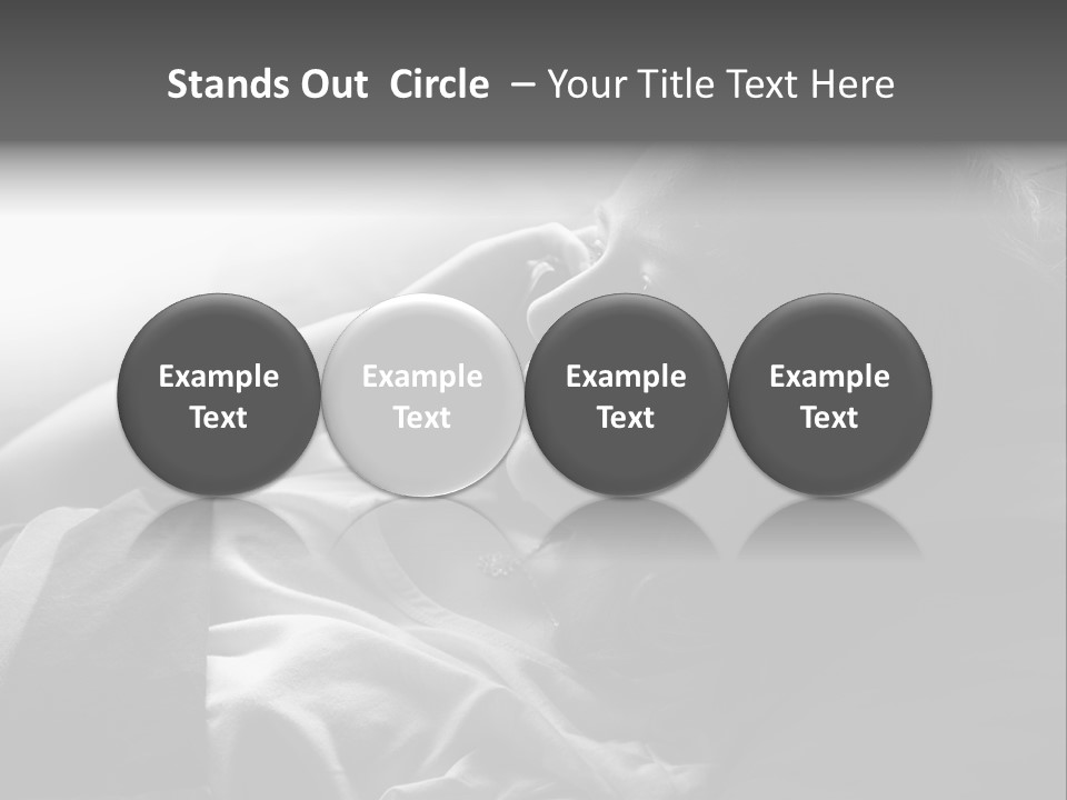 Sad Children Mobile PowerPoint Template