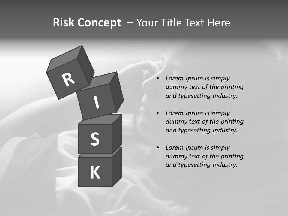 Sad Children Mobile PowerPoint Template