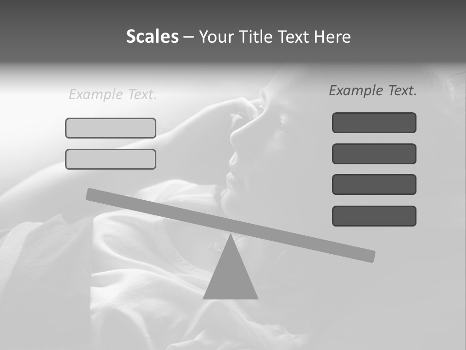 Sad Children Mobile PowerPoint Template