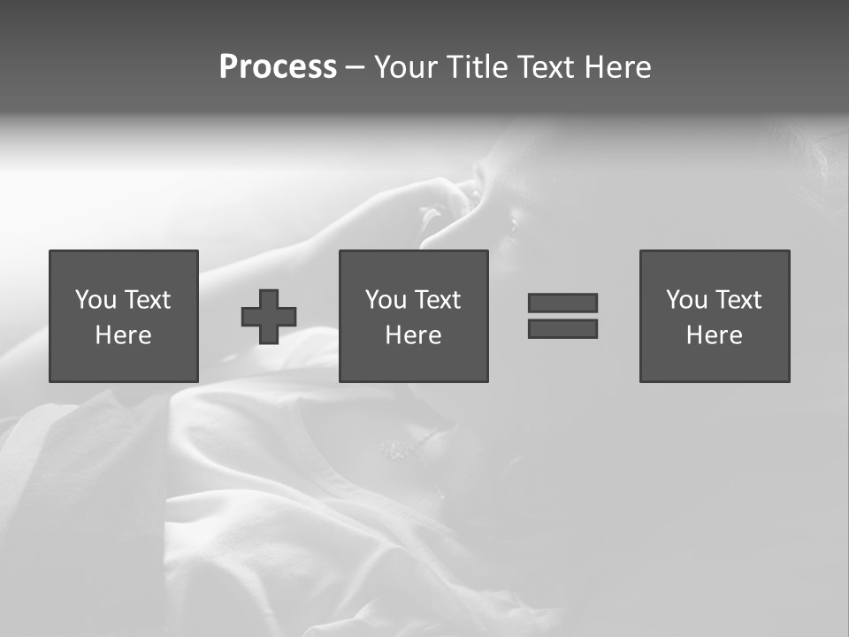 Sad Children Mobile PowerPoint Template