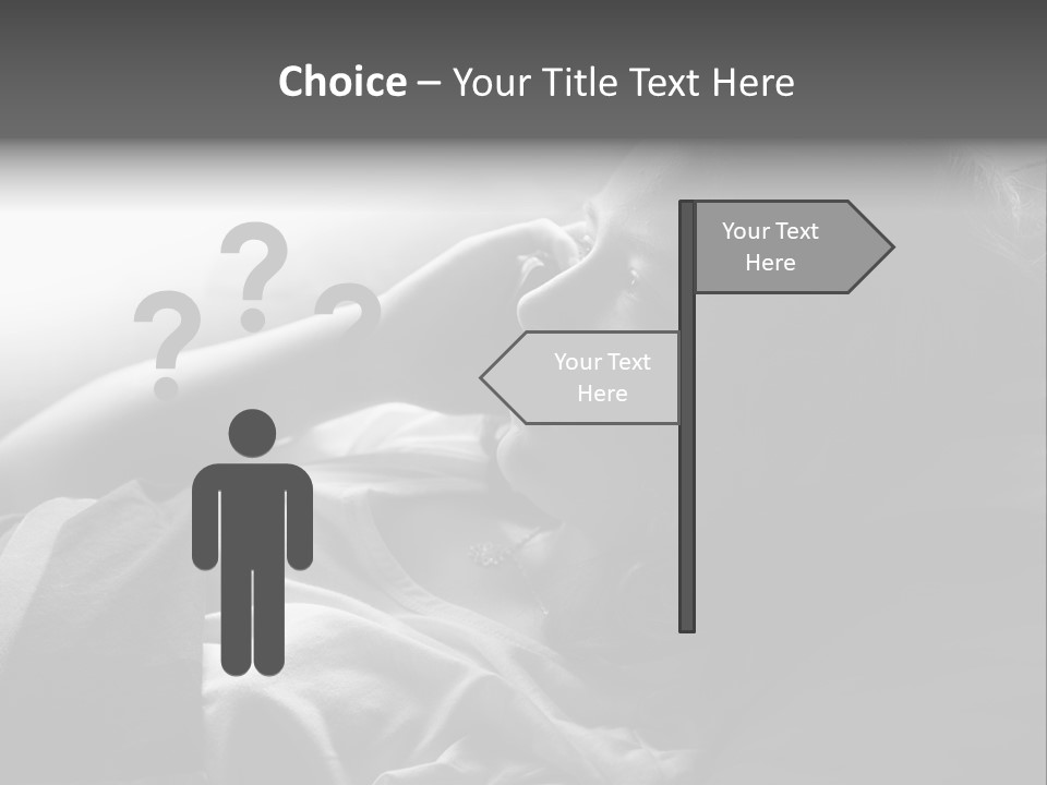 Sad Children Mobile PowerPoint Template