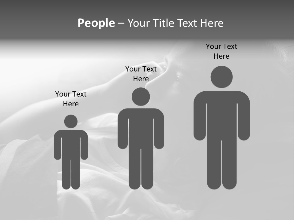 Sad Children Mobile PowerPoint Template