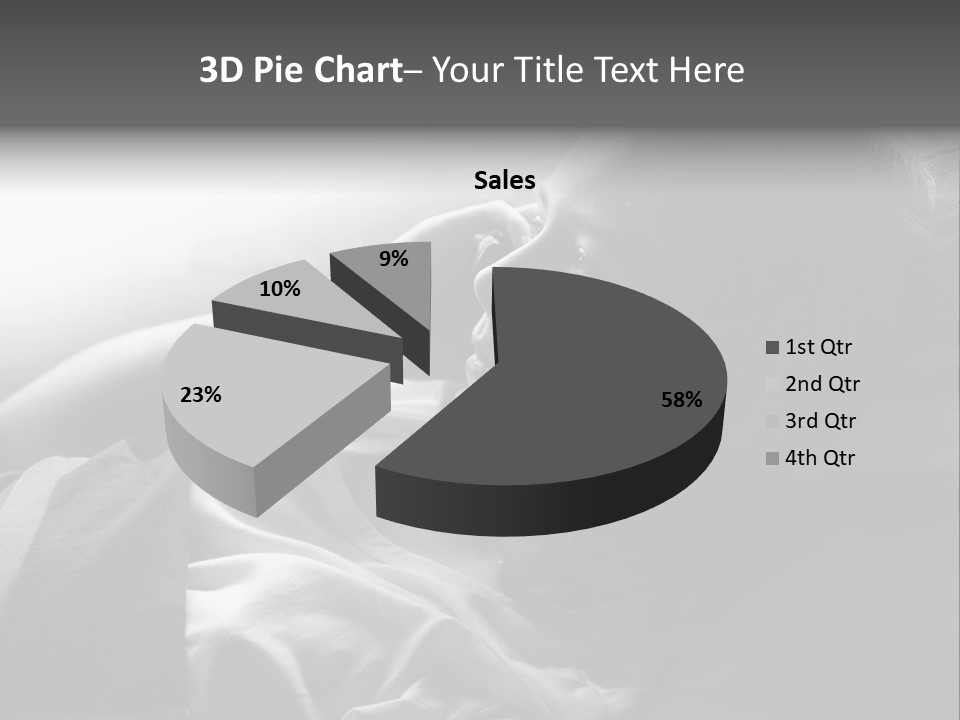 Sad Children Mobile PowerPoint Template
