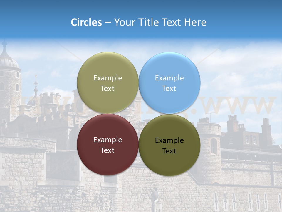 Capital Cloudy Landmark PowerPoint Template