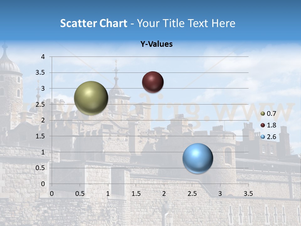 Capital Cloudy Landmark PowerPoint Template