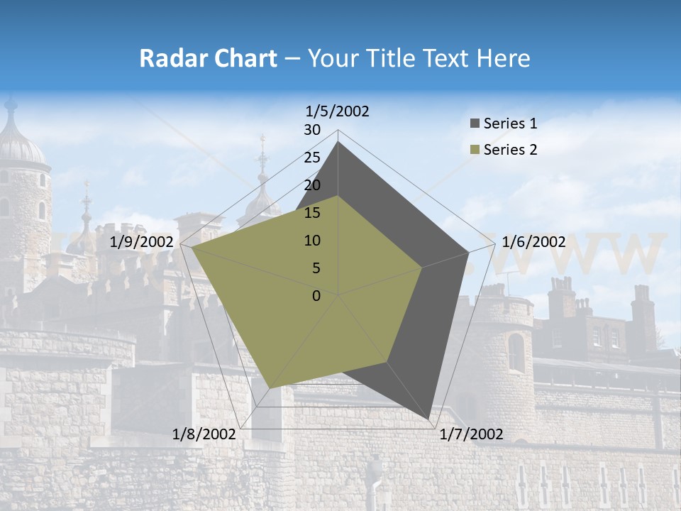 Capital Cloudy Landmark PowerPoint Template
