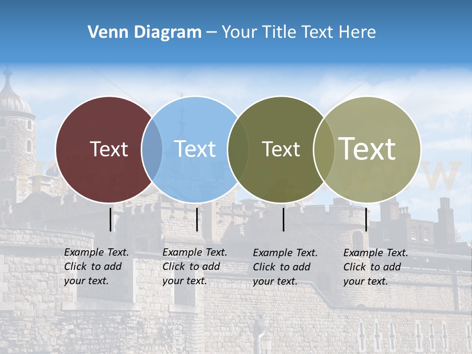 Capital Cloudy Landmark PowerPoint Template