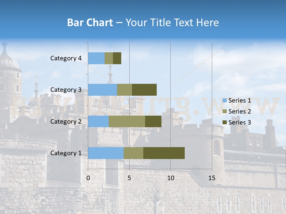 Capital Cloudy Landmark PowerPoint Template